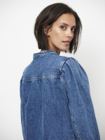 Dante6 Piper Denim Shirt Met Plooidetails