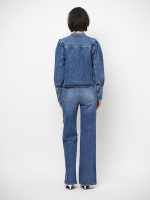 Dante6 Piper Denim Shirt Met Plooidetails