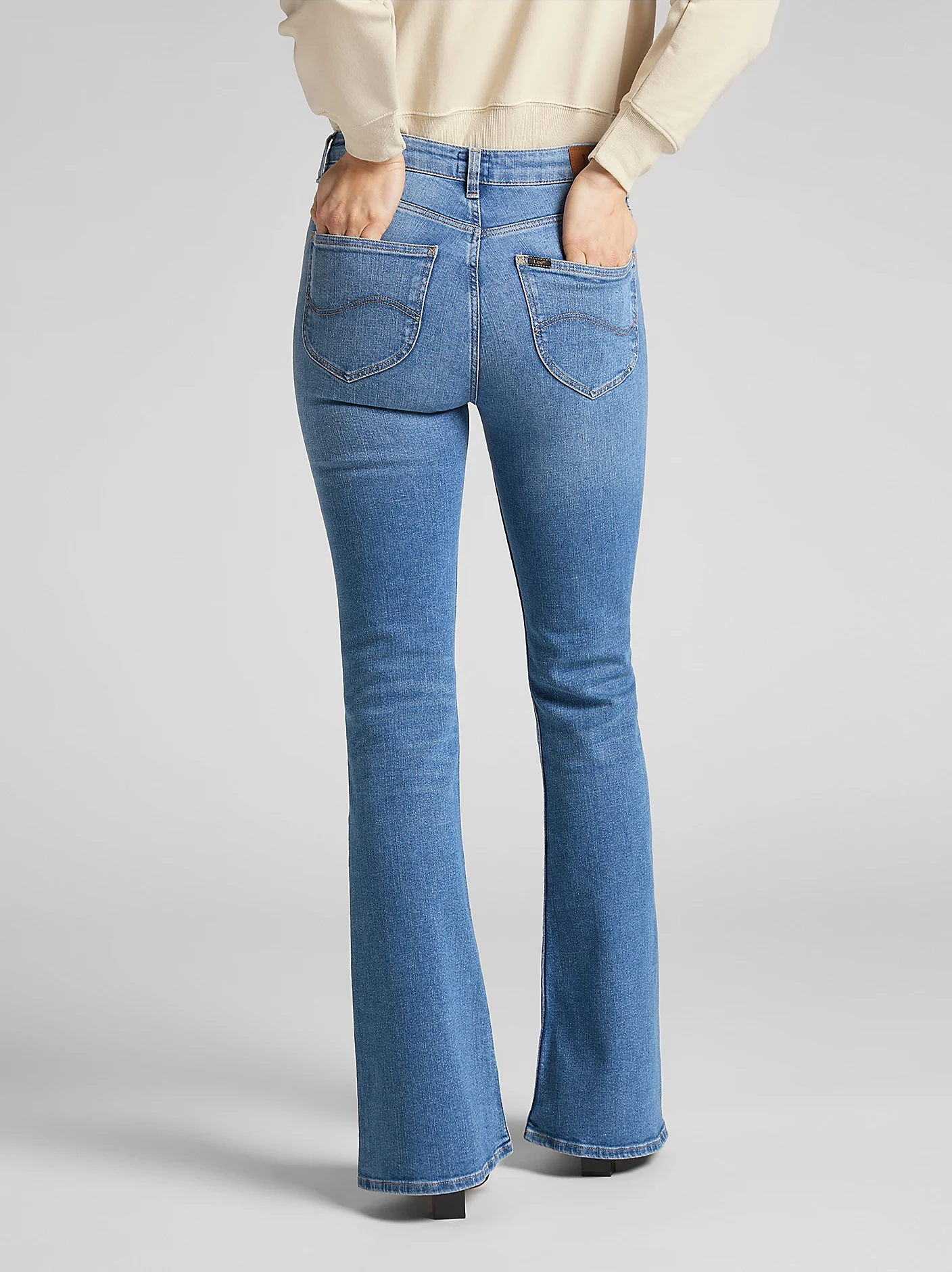 Lee Breese Flared Jeans Jaded