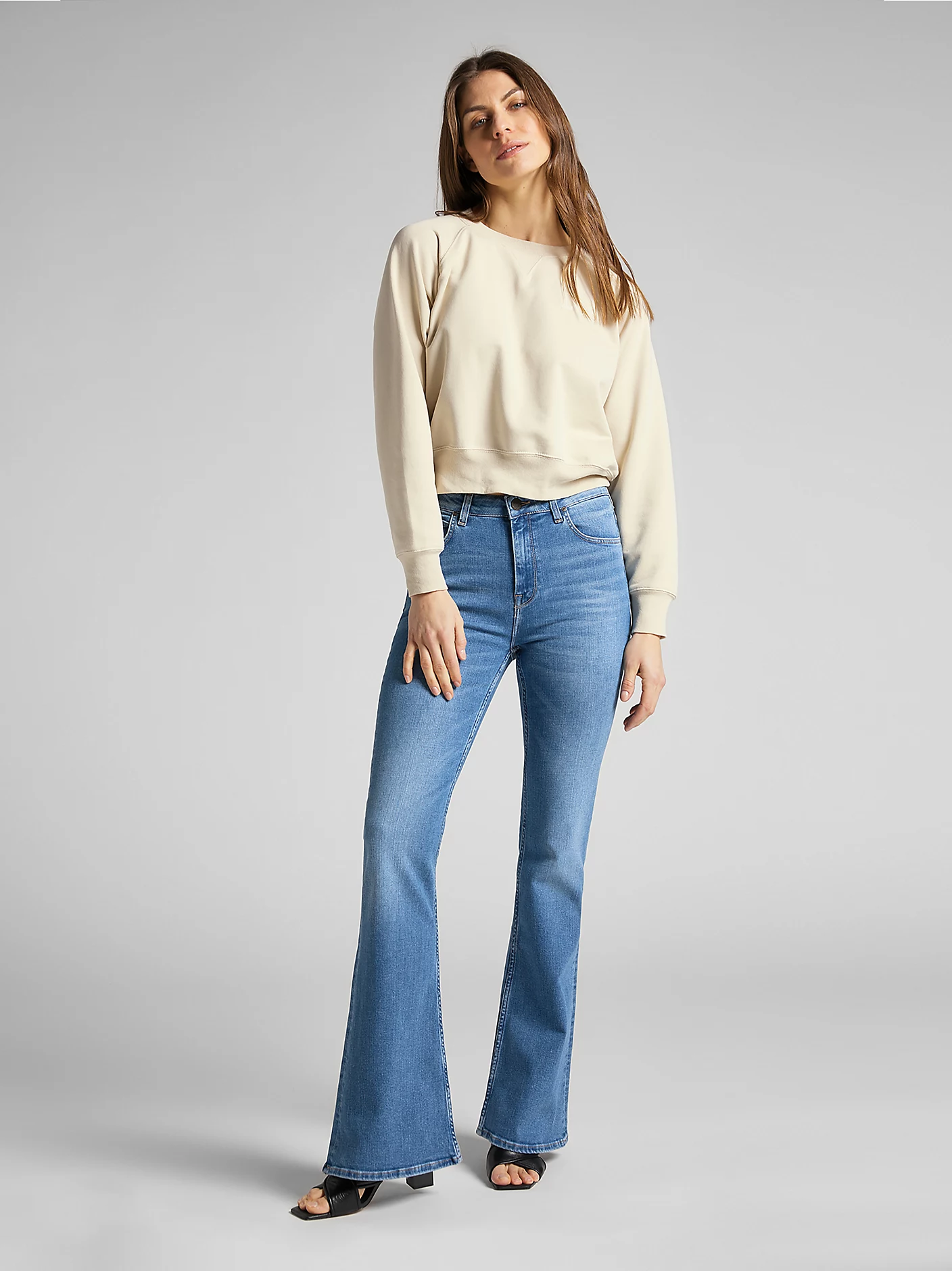 Lee Breese Flared Jeans Jaded