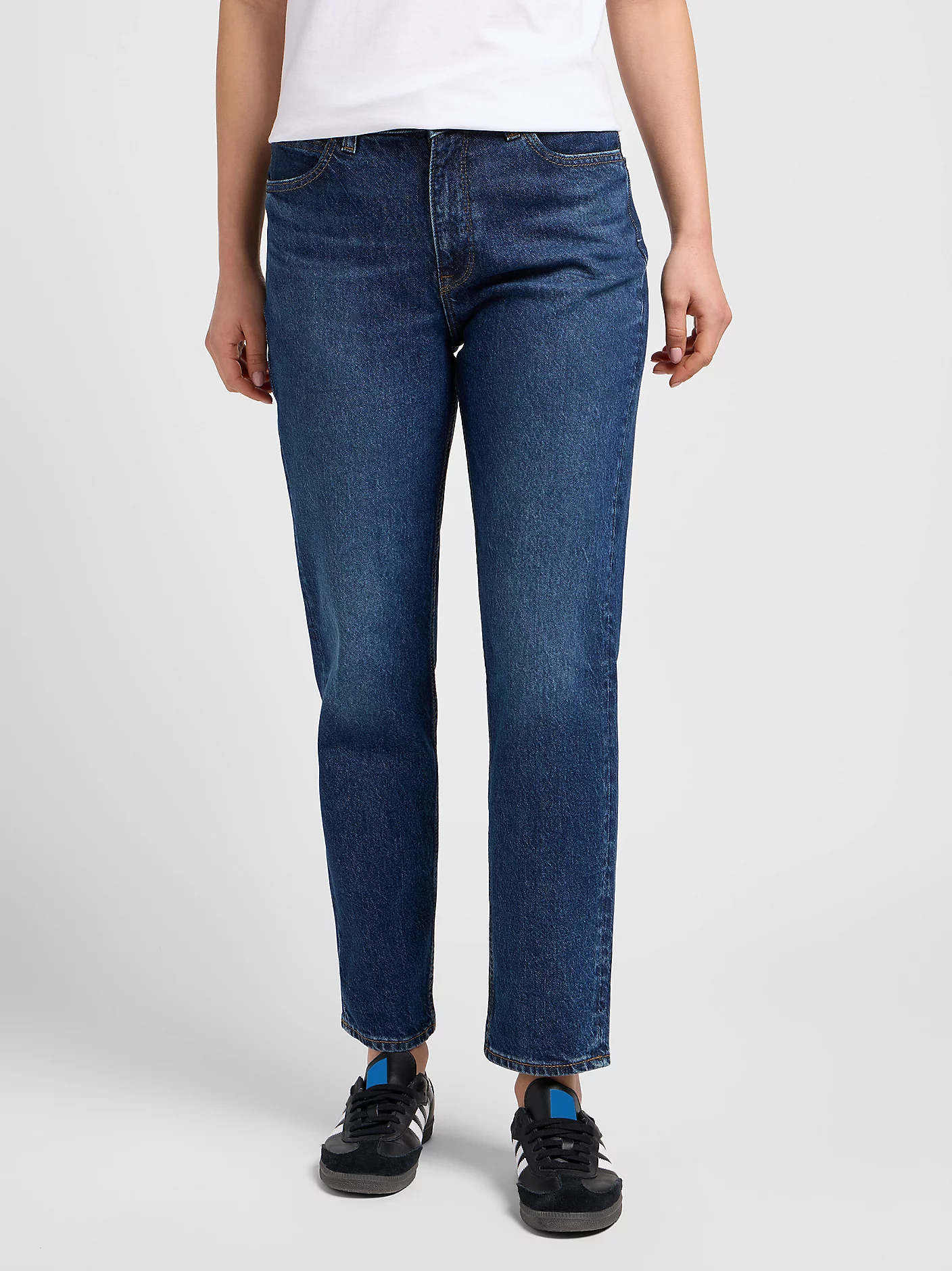 Lee Carol Regular Straight Jeans Dark Humor