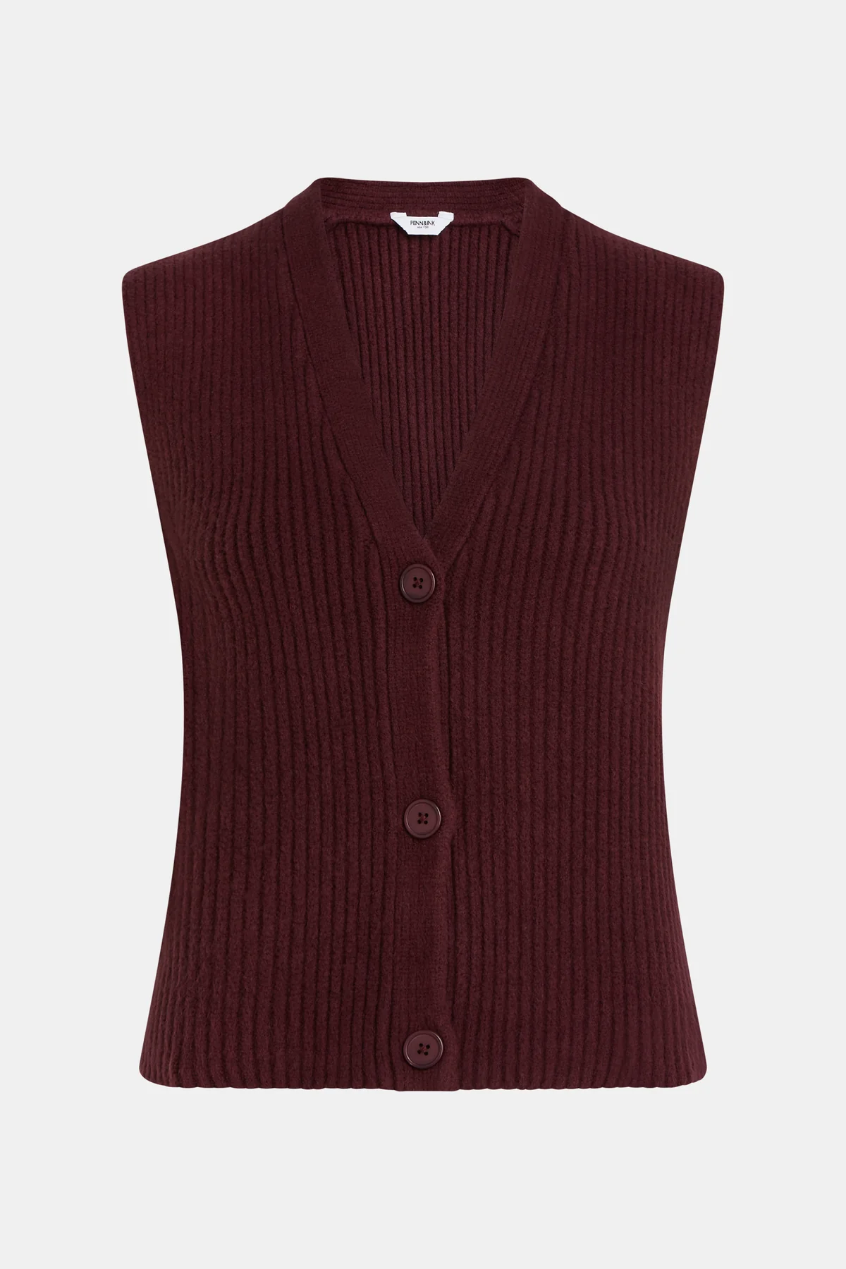 Penn & Ink Cardigan (W25B346) Aubergine