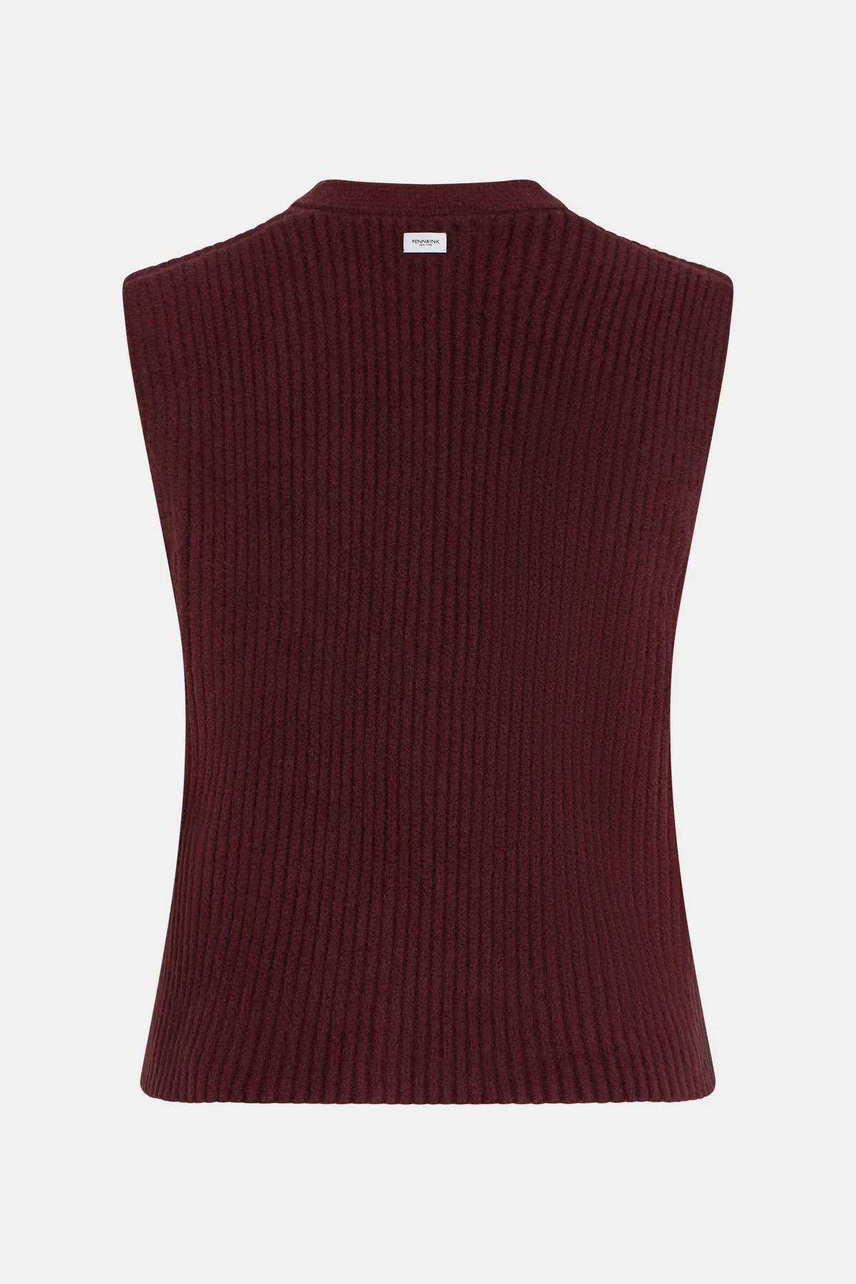 Penn & Ink Cardigan (W25B346) Aubergine