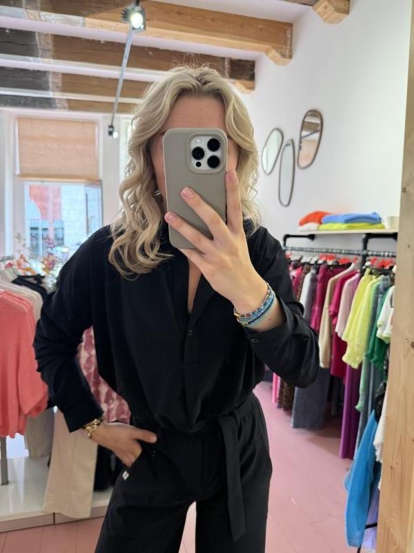 Penn & Ink Blouse (MAGDA) Navy