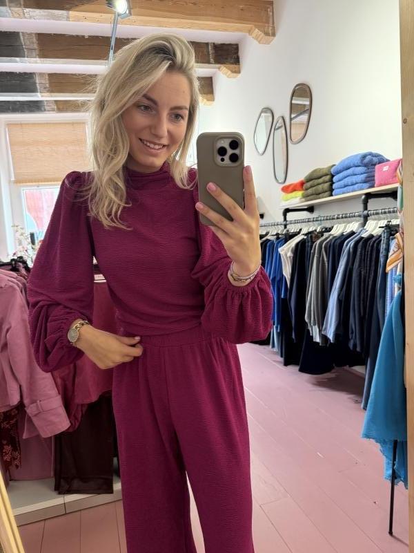 Studio Amaya Isla Broek Fuchsia