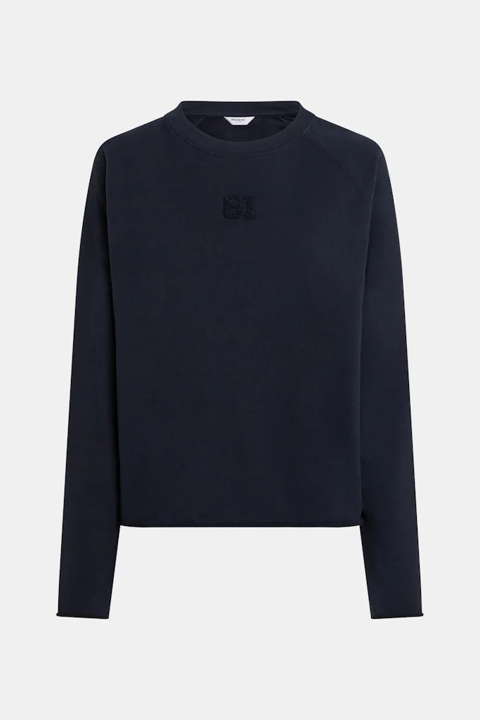 Penn & Ink Sweater Print (W25F1705) Navy