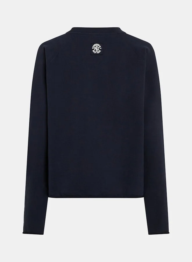 Penn & Ink Sweater Print (W25F1705) Navy