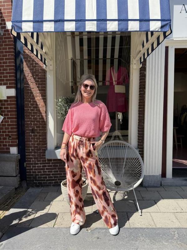 Dante6-Noldy Print Relaxed Pants