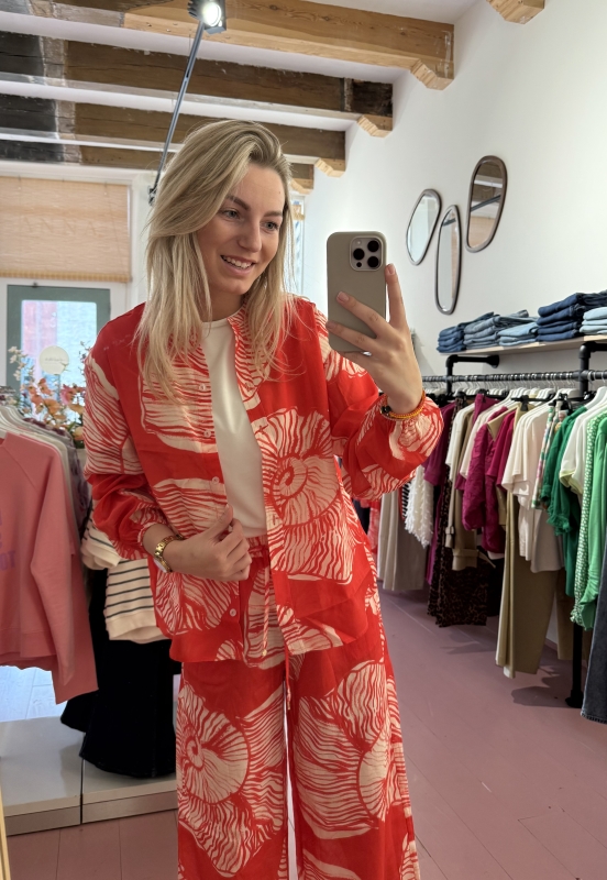 Fabienne Chapot Brent Trousers Red Shelley May