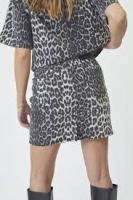 Co'couture Leo denim skirt dark grey