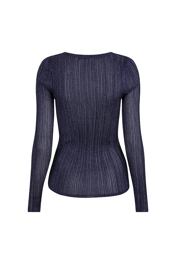Lofty Manner Top Mabel Navy Blue