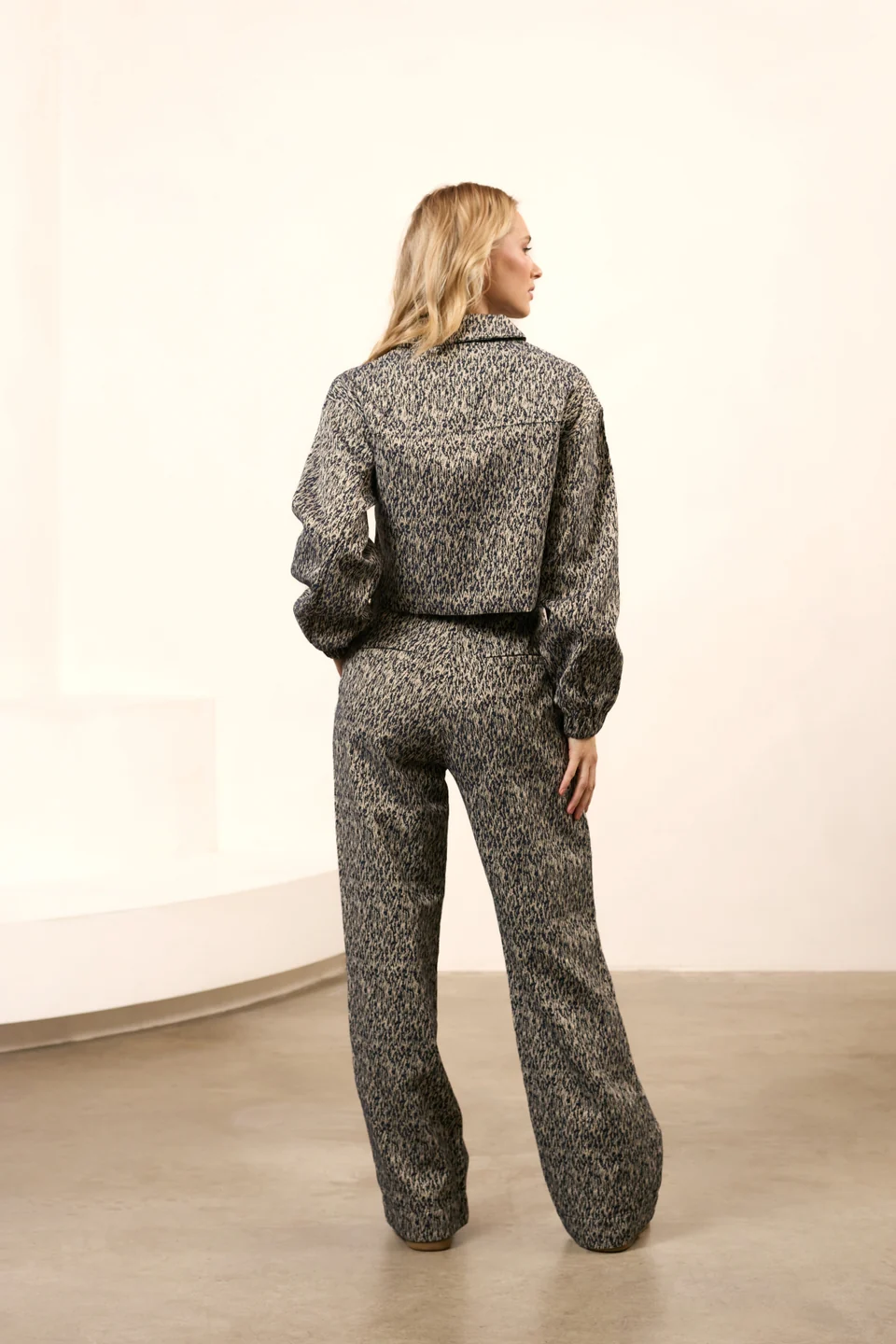 Lofty Manner Broek Josephine Navy Blue