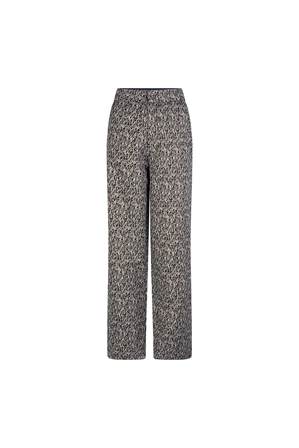 Lofty Manner Broek Josephine Navy Blue