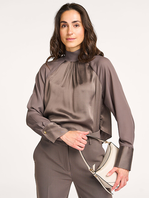 Dante6 Estela Silk Mixed Top