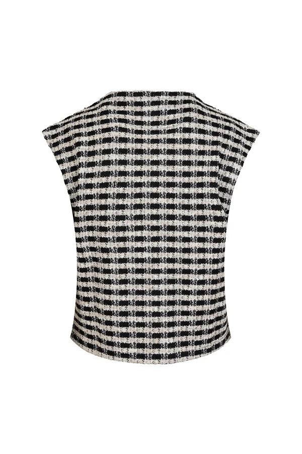 Lofty Manner Gilet Kendal Multi Black