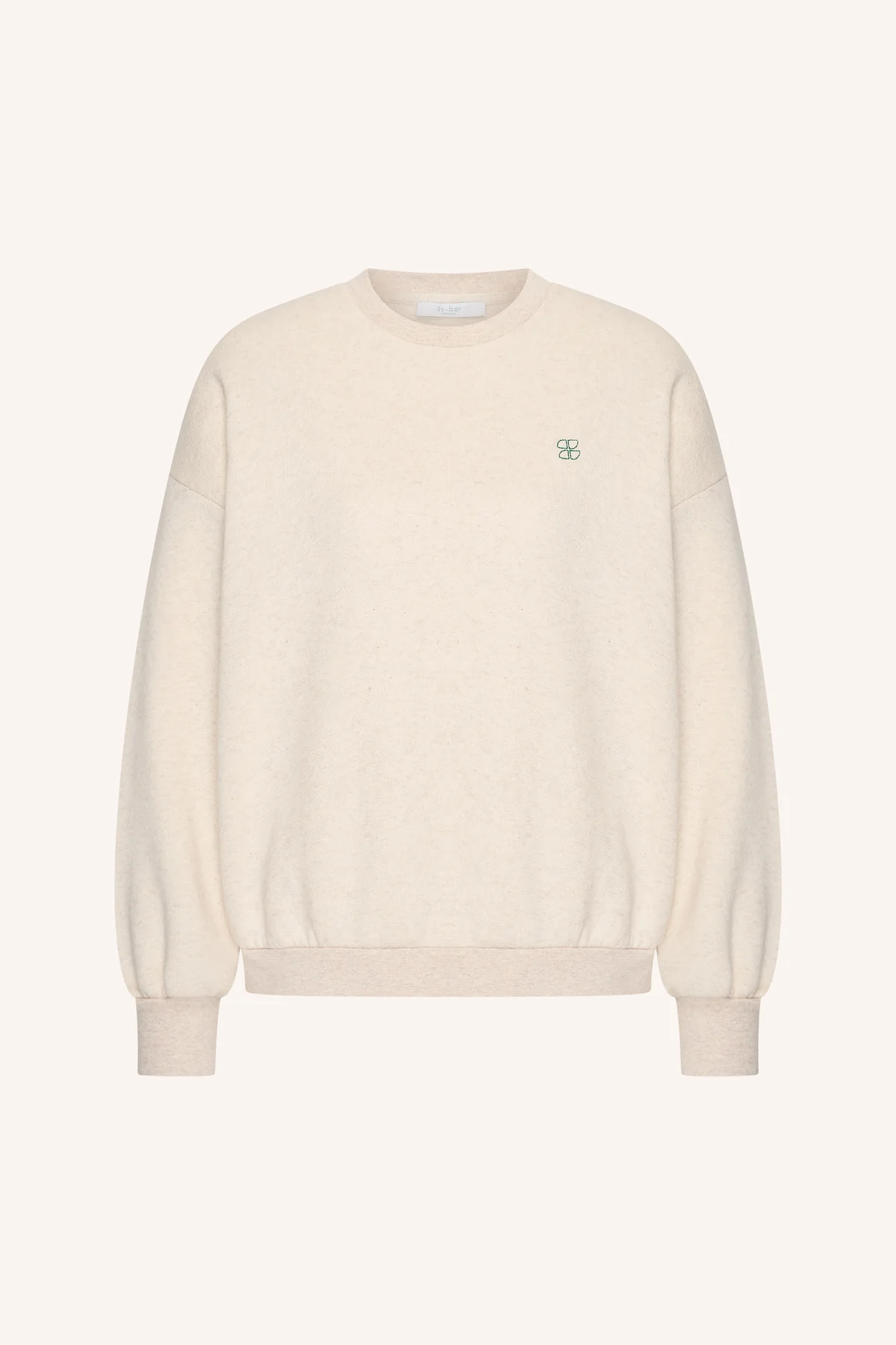 By-Bar Bibi Melange Lucky Everyday Sweater Oyster Melee