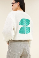 By-Bar Bibi Clover Sweater Light Grey Melee
