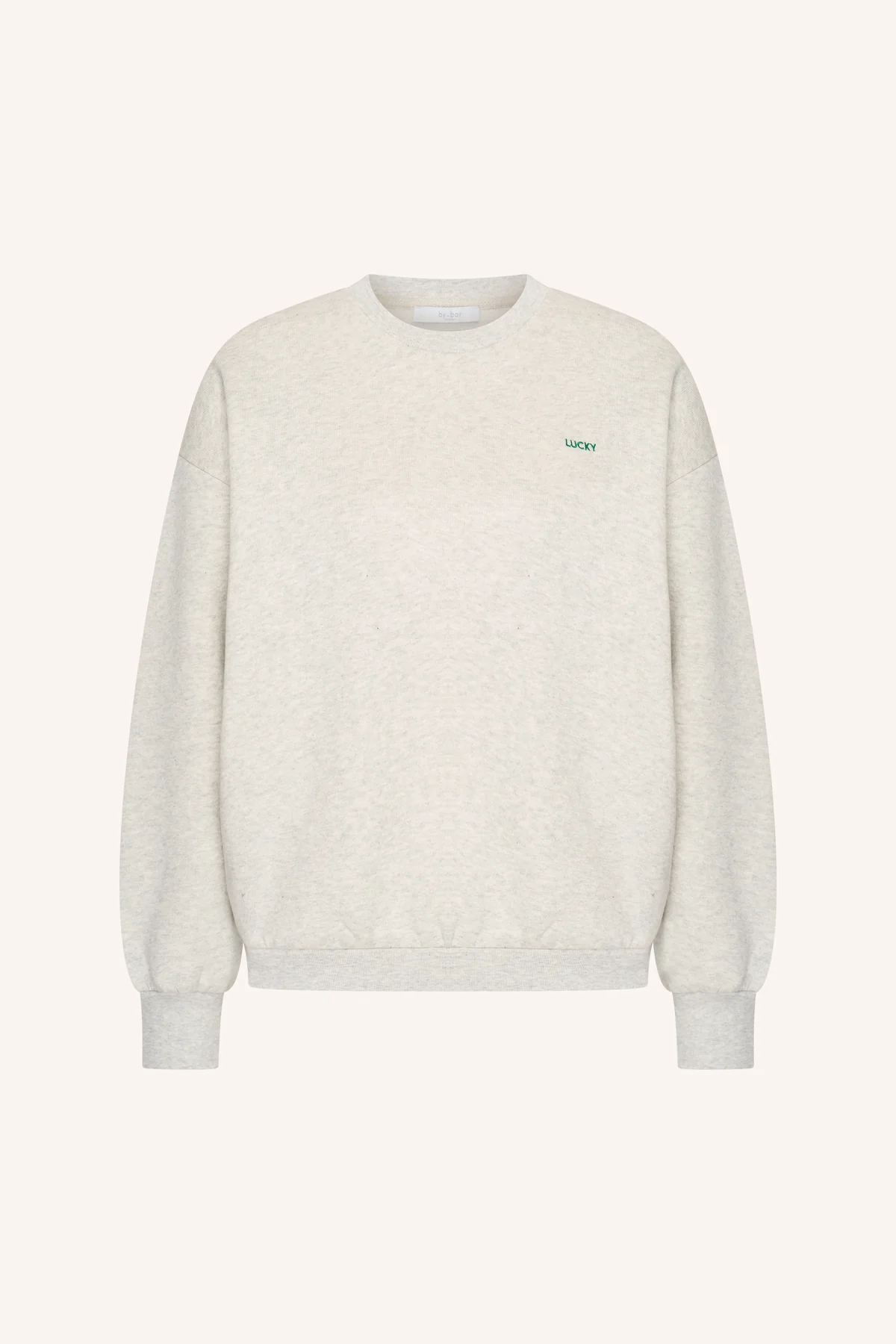 By-Bar Bibi Clover Sweater Light Grey Melee