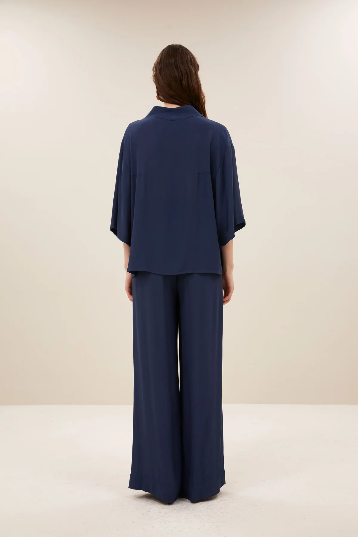 By-Bar Owen Viscose Blouse Winter Blue