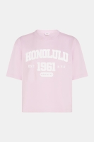 Penn & Ink T-shirt Print (S26F1814) Orchid/White