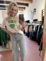 Penn & Ink T-shirt Print (S26F1813) White/Grass