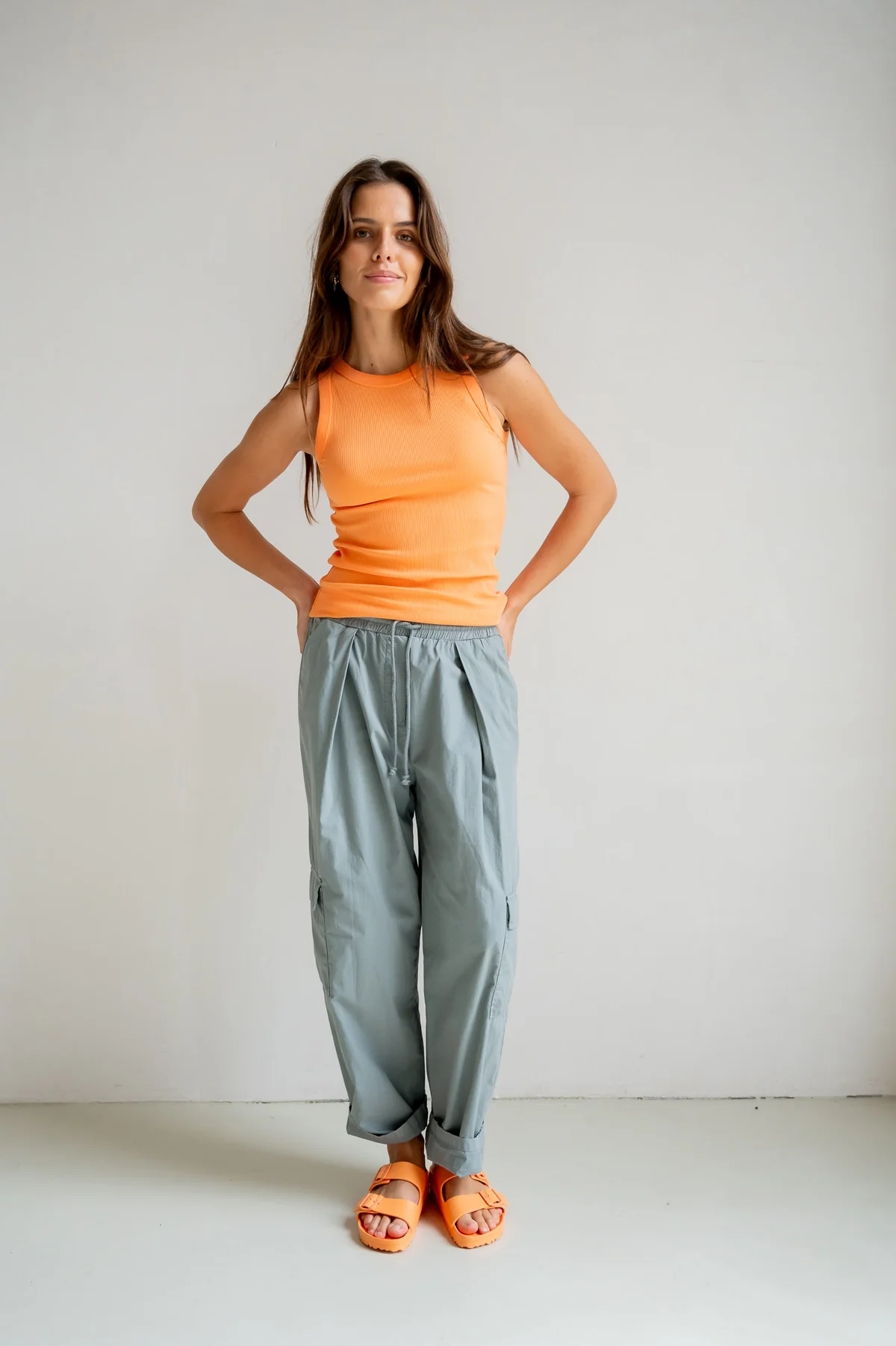 Penn & Ink Singlet (S26F1819) Orange