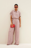 By-Bar celin gloss pants mellow rose