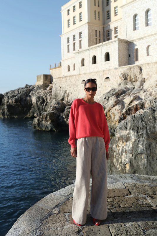 By-Bar carrie sweater poppy red