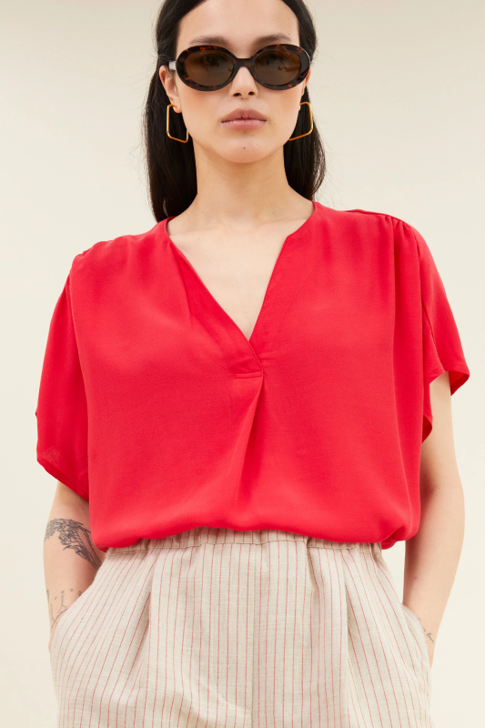 By-Bar moon viscose blouse lollipop