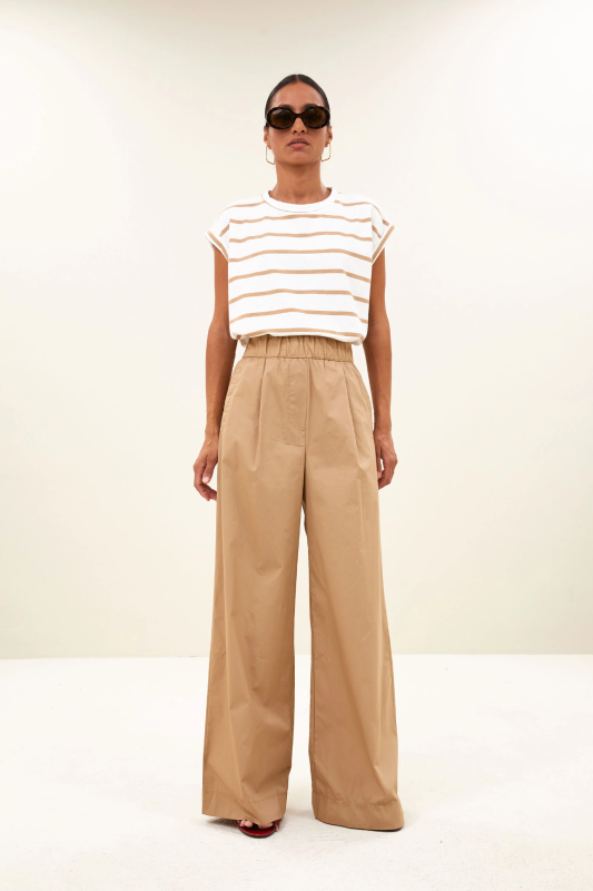 By-Bar tobi heavy flame stripe top desert stripe