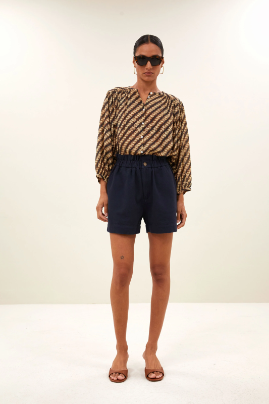 By-Bar leon twill short captain blue