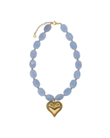 Flem The Label Necklace Amore Rosa - Blue
