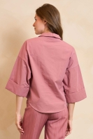 Lofty Manner Blouse Selou Mauve pink
