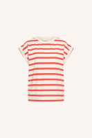 By-Bar tobi stripe top poppy red stripe