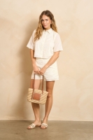 Lofty Manner Blouse Fae White