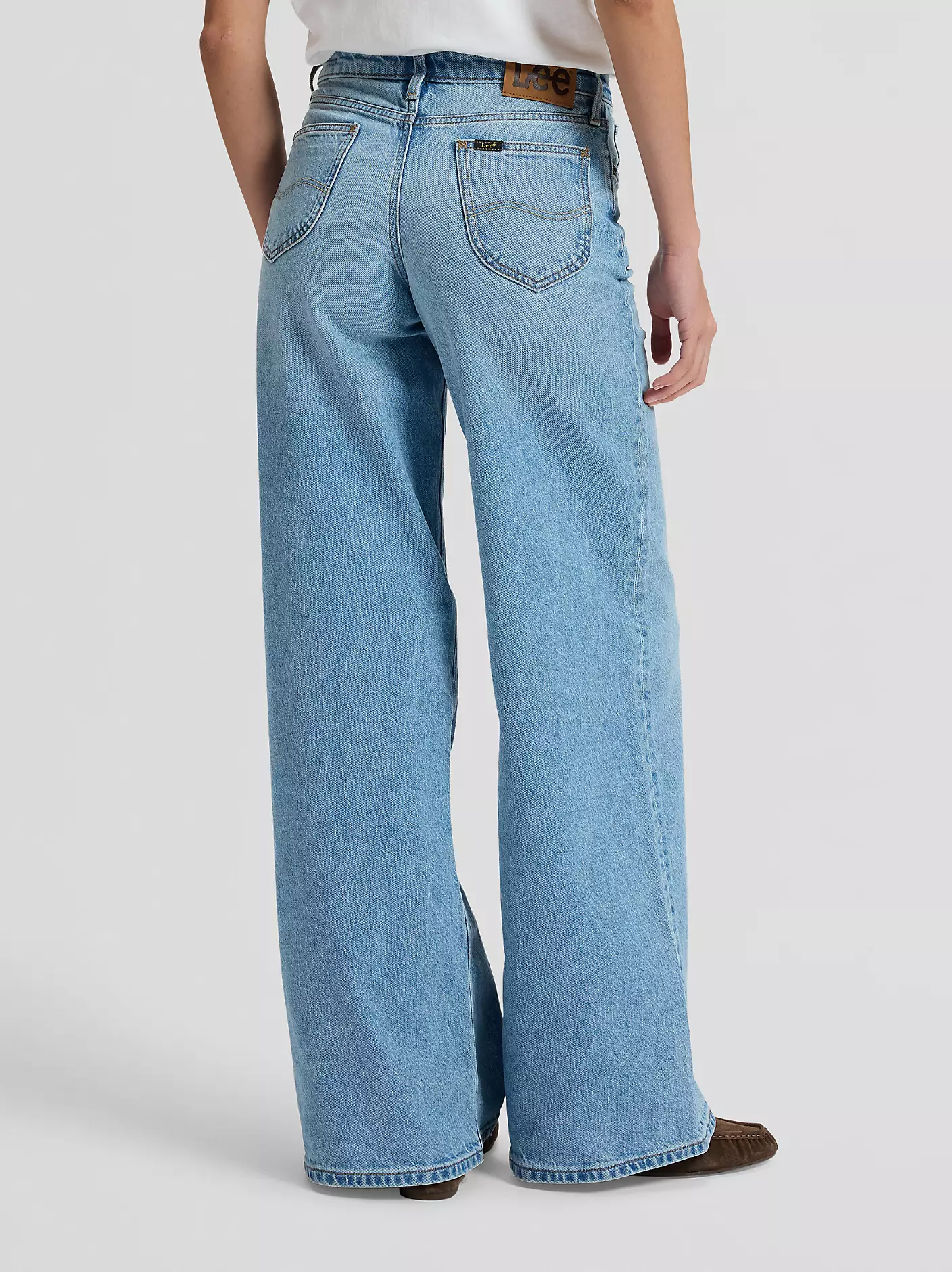 Lee hope mid rise baggy jeans