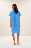 By-Bar hella linen dress regatta blue