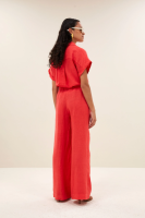 By-Bar benji linen pants lipstick