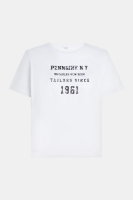 Penn & Ink T-shirt (S26T1286LTD) White - Black