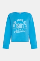 Penn & Ink Sweater Print (S26F1886LTD) Aqua-Aqua