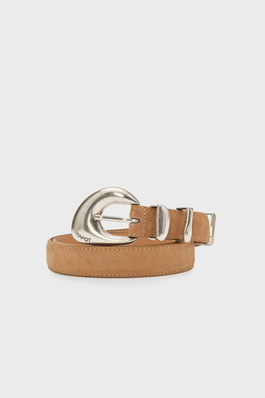 Fabienne Chapot Precious Pebble Belt Suede