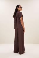 By-Bar celin tan stripe pants tanning stripe