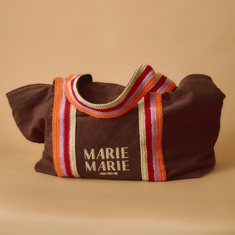 Marie Marie Amsterdam BORDEAUX - CANVAS WEEKEND TAS