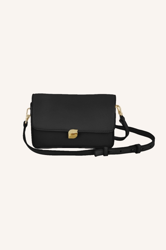 By-Bar loua leather bag black