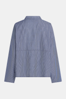 Penn & Ink Blouse (W26Z908) Blue Stripe