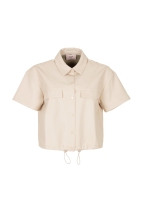 Freebird Geneve Drawstring Blouse Vanilla White