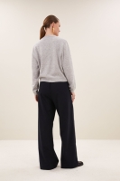 By-Bar cleo merino cardigan grey melee