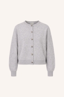 By-Bar cleo merino cardigan grey melee