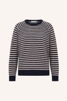 By-Bar sally stripe pullover midnight marine stripe