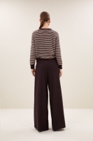 By-Bar sally stripe pullover burgundy crush stripe